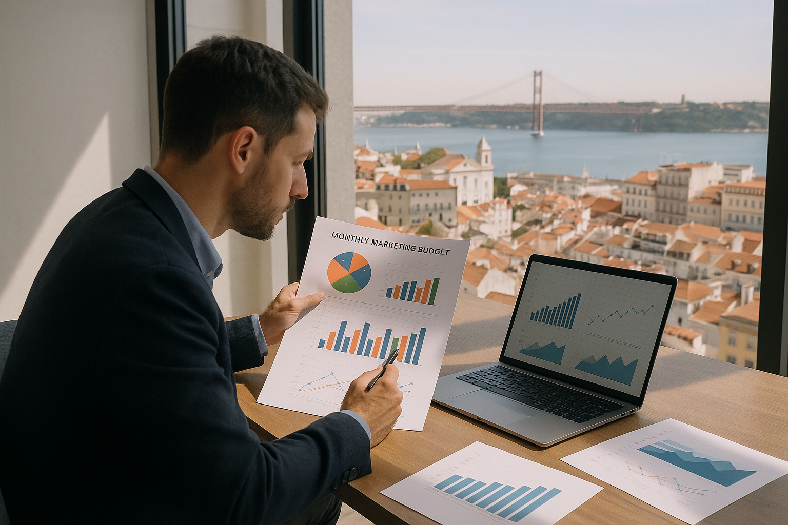 Imagem principal do artigo: Quanto investir em marketing digital por mês? — Lisboa